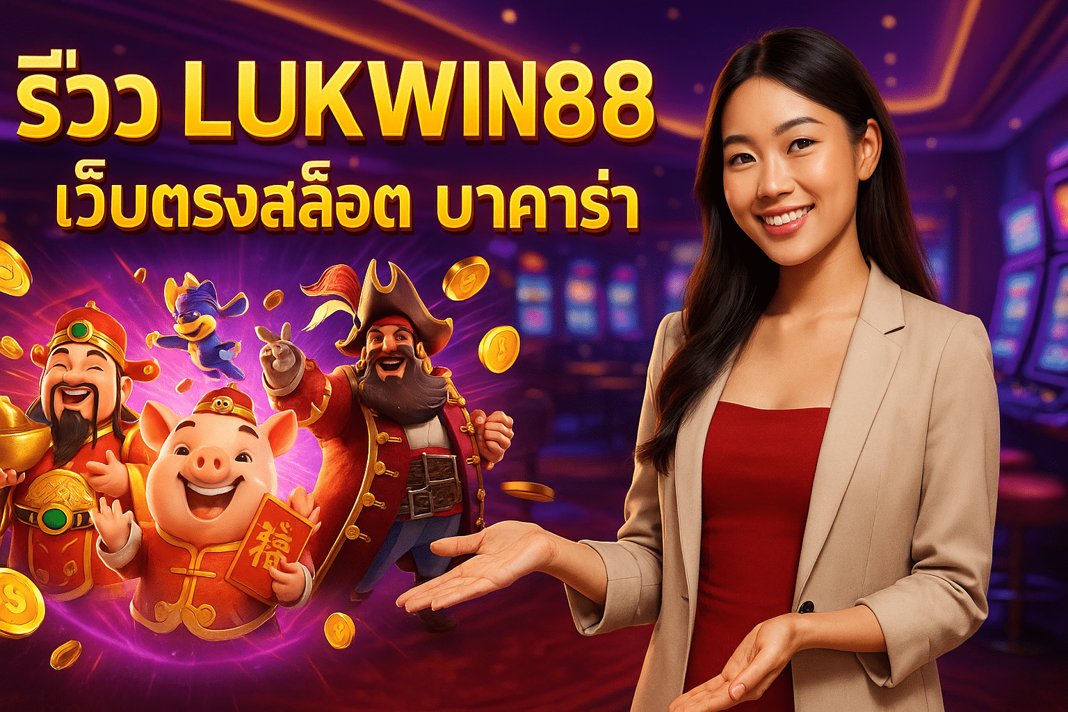 รีวิว LUKWIN88 เว็บตรงสล็อต บาคาร่า