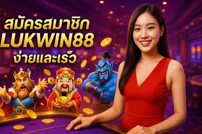 สมัครสมาชิก LUKWIN88 ง่ายและเร็ว