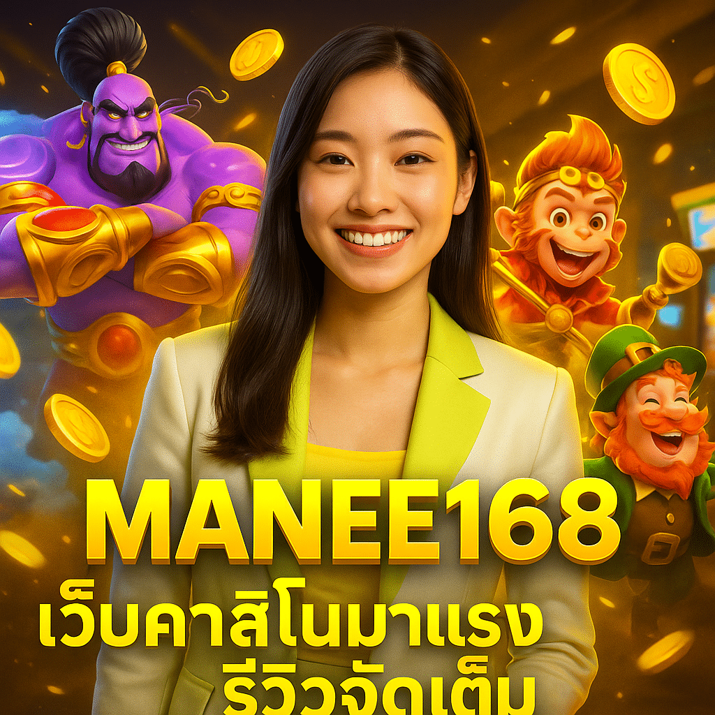 MANEE168 เว็บคาสิโนมาแรง รีวิวจัดเต็ม